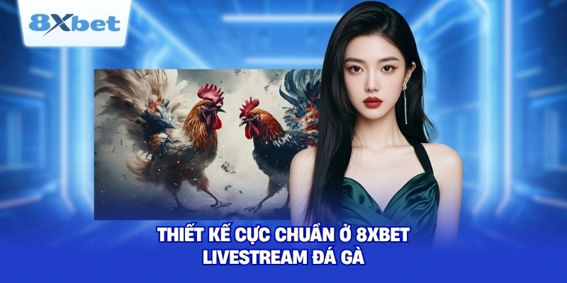 Thiết kế cực chuẩn ở 8XBET livestream đá gà